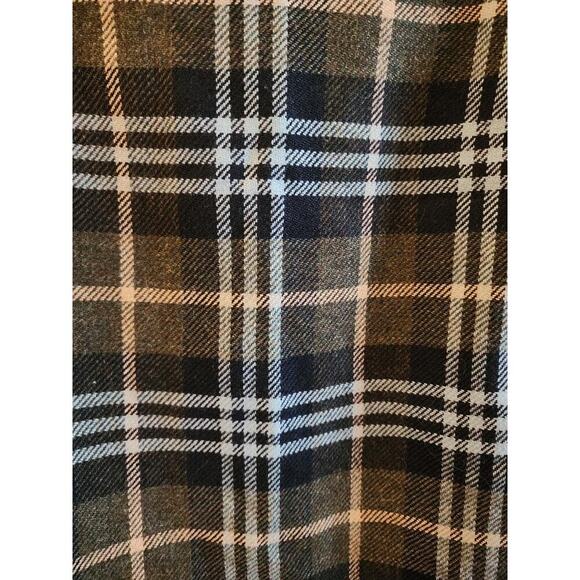 Women's Vintage Hillard & Hanson Wool Blend Plaid Skirt Size 14 - Picture 2 of 4